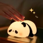 Portable LED Silicone Panda Lamp Rechargeable Night Light - Image 3