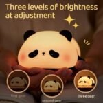Portable LED Silicone Panda Lamp Rechargeable Night Light - Image 5